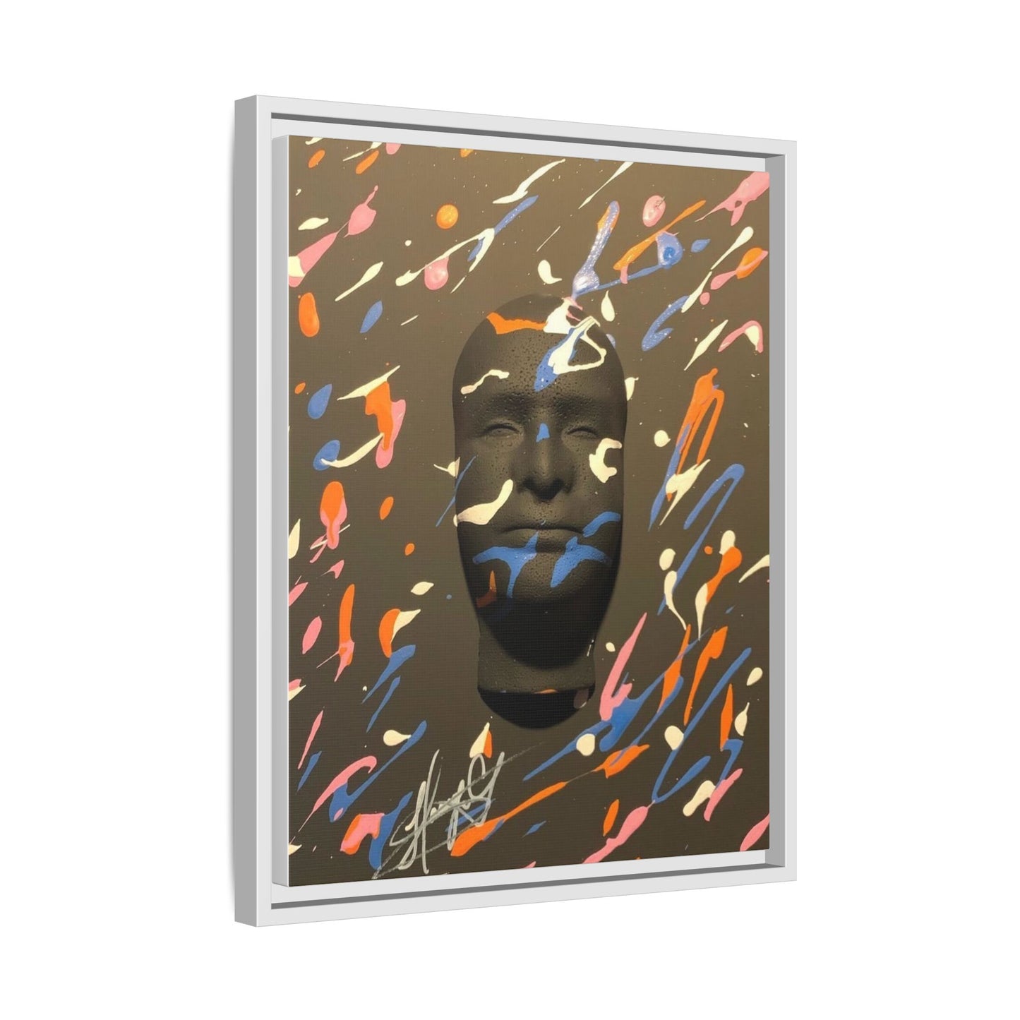 Matte Canvas, Framed (Multi-color)