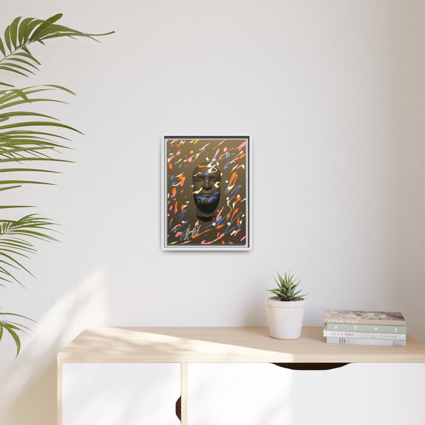 Matte Canvas, Framed (Multi-color)