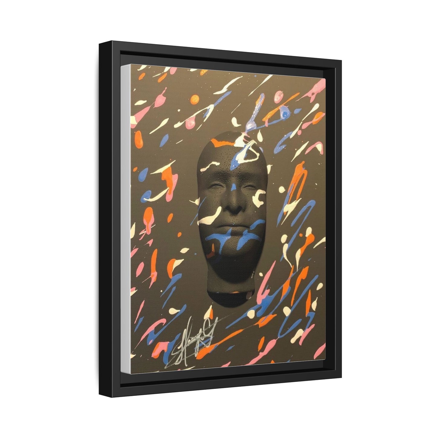 Matte Canvas, Framed (Multi-color)