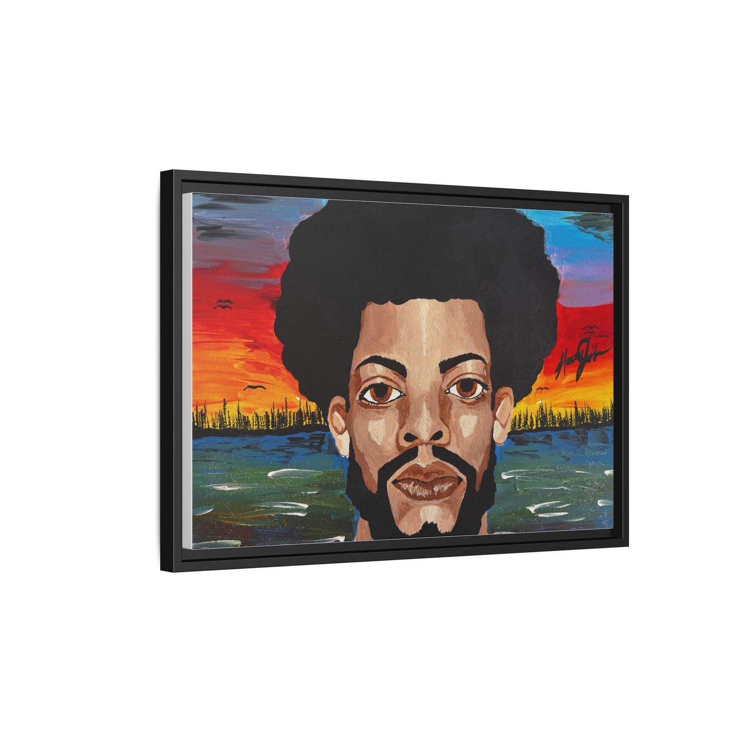 Matte Canvas, Framed (Multi-color)