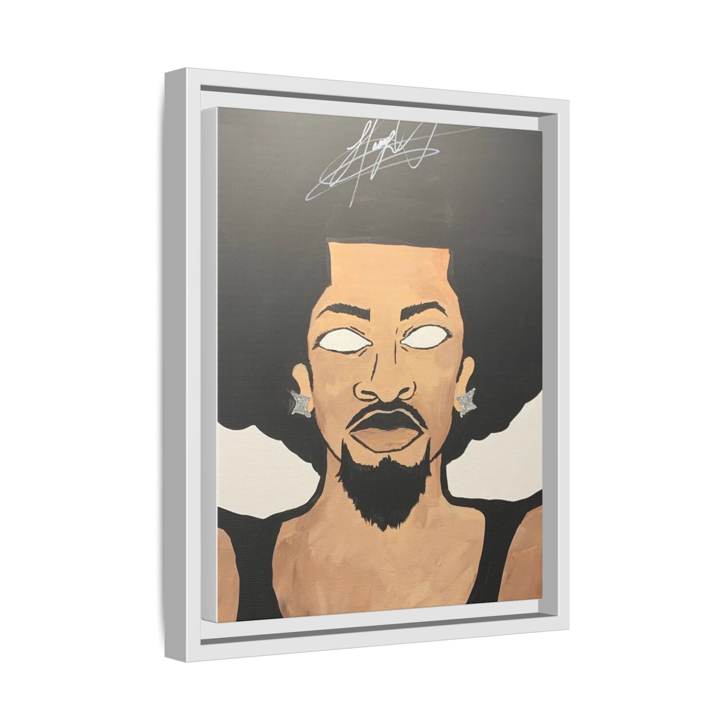 Matte Canvas, Framed (Multi-color)