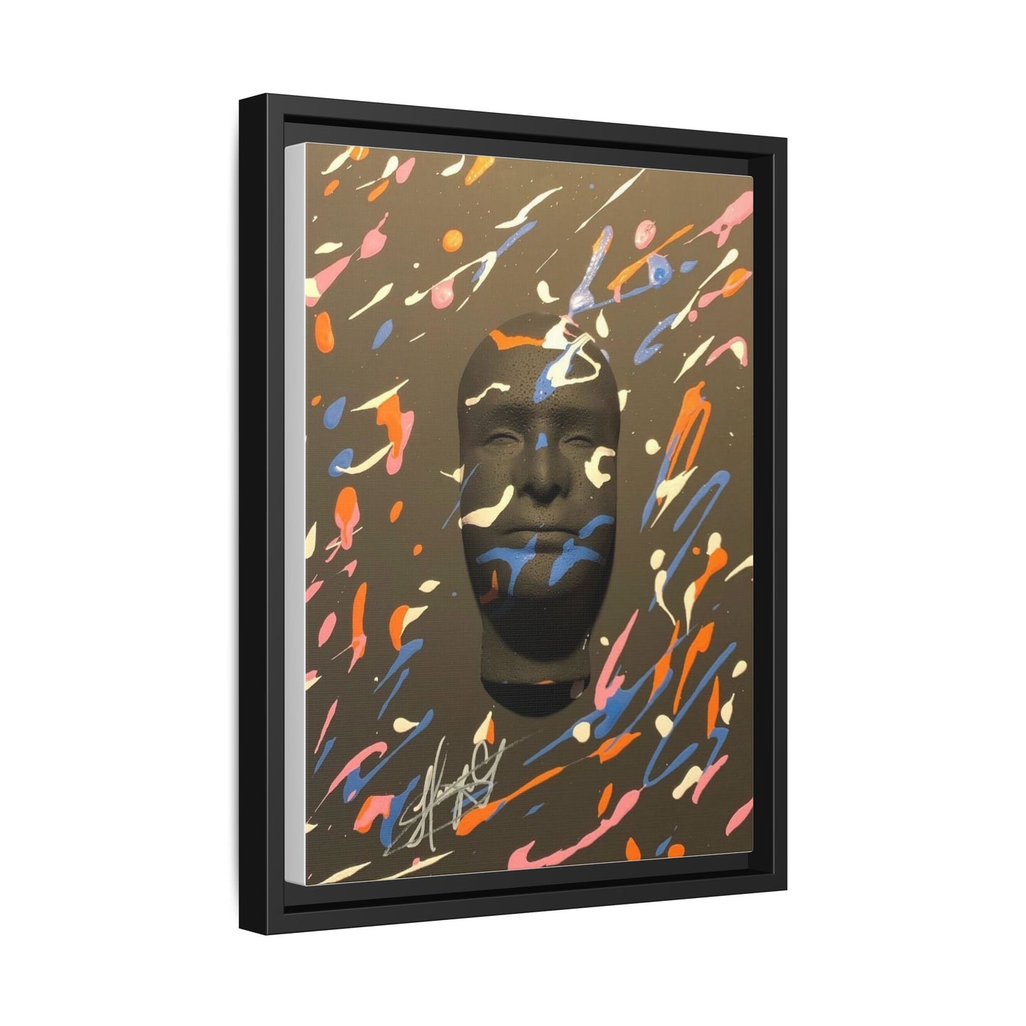 Matte Canvas, Framed (Multi-color)