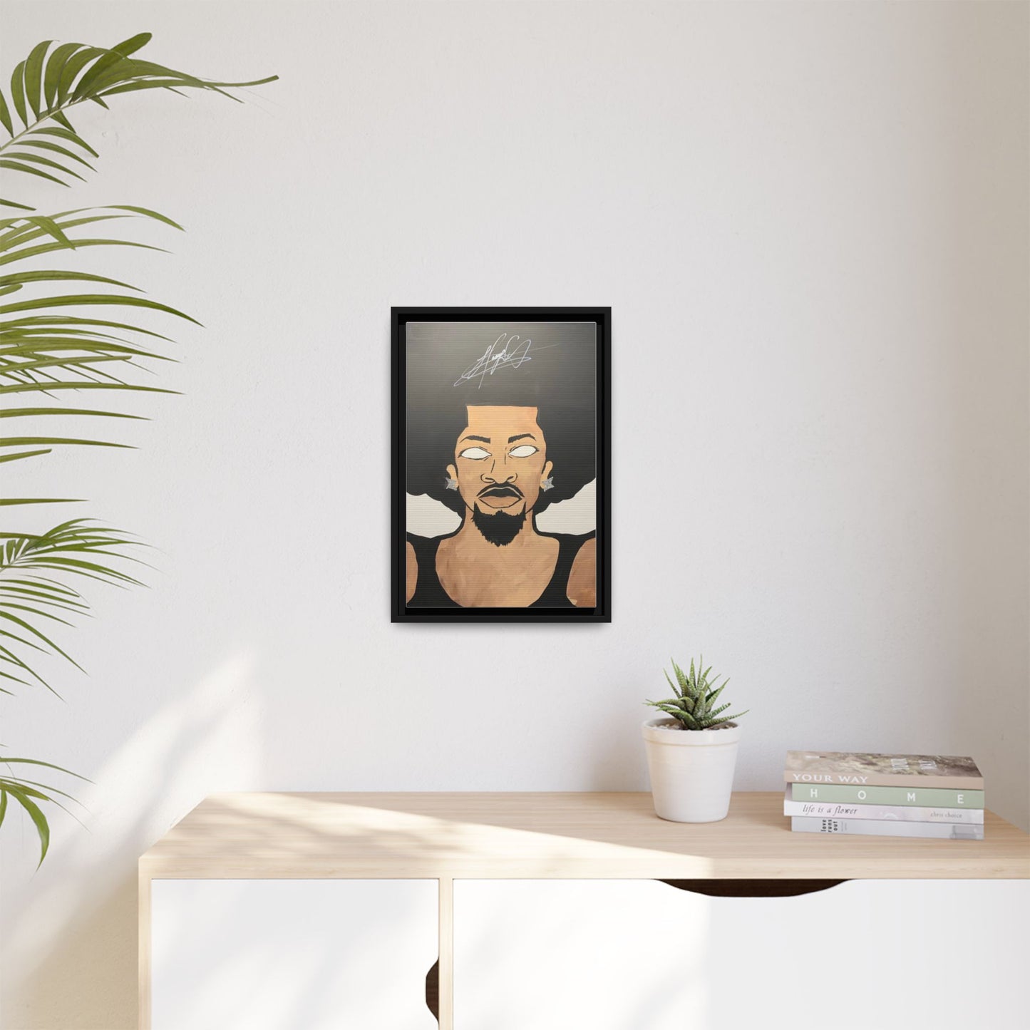 Matte Canvas, Framed (Multi-color)